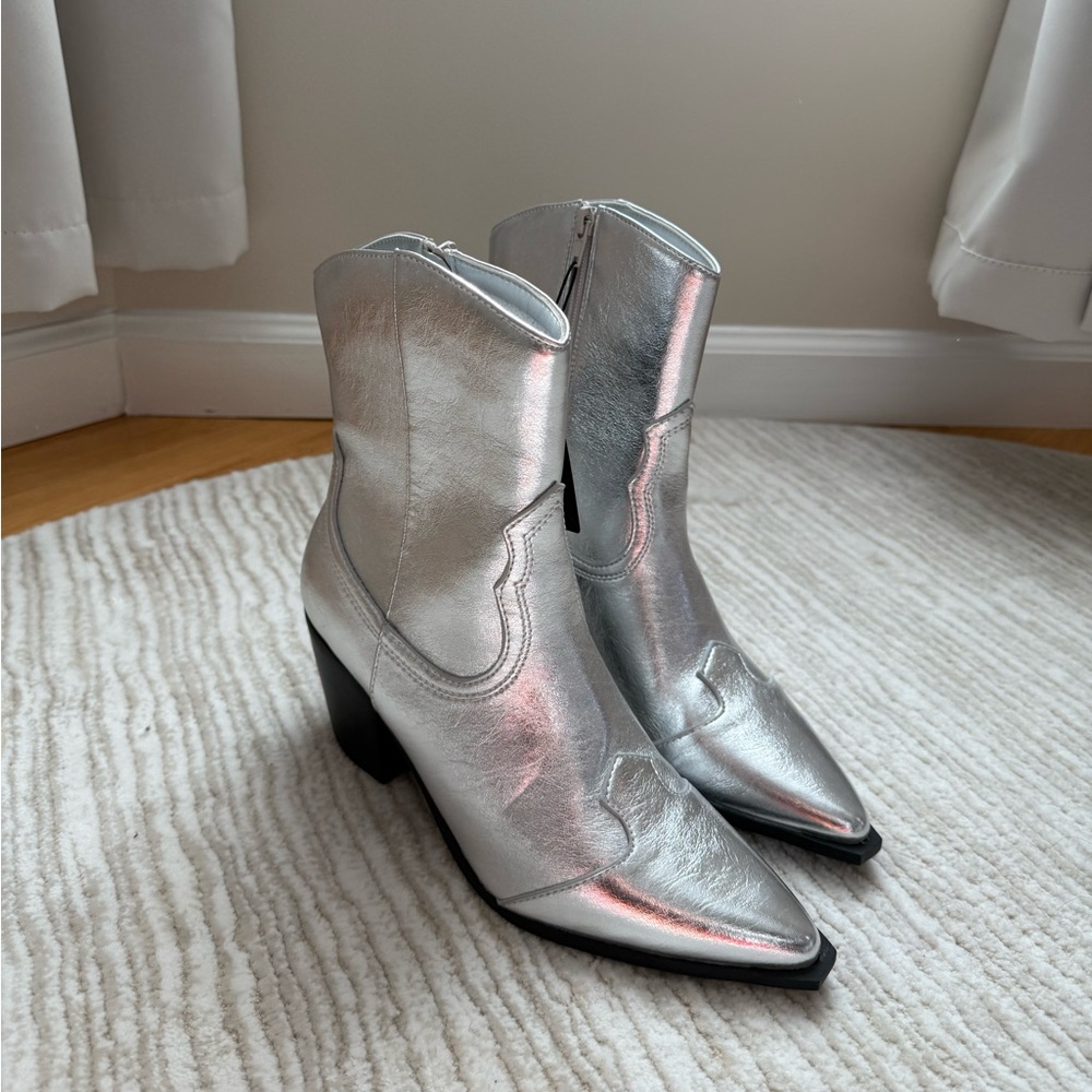 Metallic Cowboy Boots